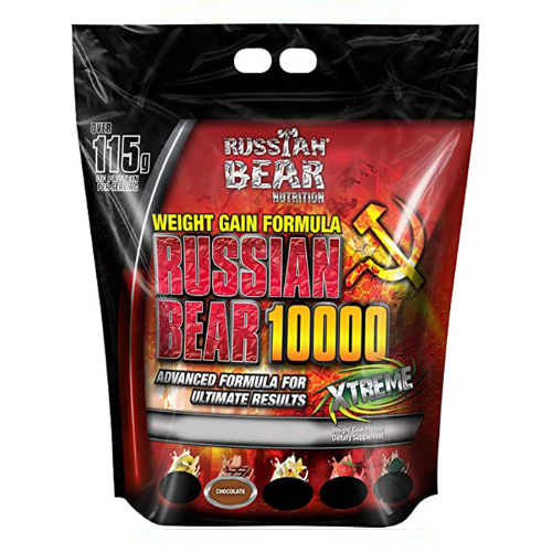 Russian Bear Nutri 10000 Gainer, Chocolate - 15 Lb (Buy 1 Get 1 Free)