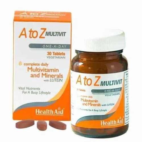 Health Aid A To Z Multivitamin One A Day 30 Tab