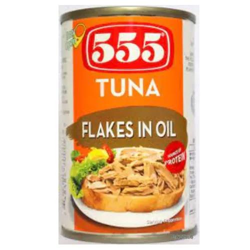 555 Tuna Flakes In Oil 155 Gr