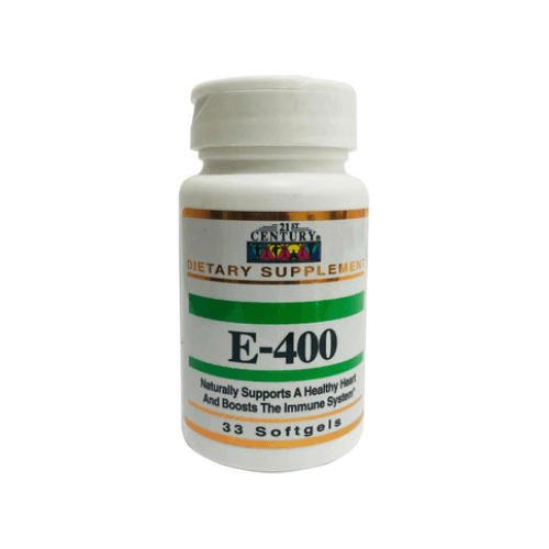 21St Century Vitamin E-400 Softgel - 33'S