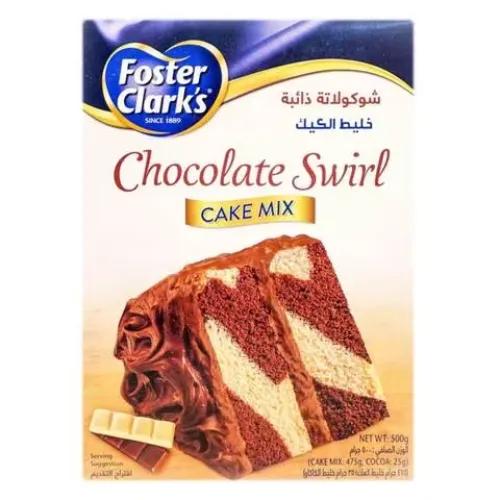 Foster Clark'S Chocolate Swirl Cake Mix - Vegetarian 465G