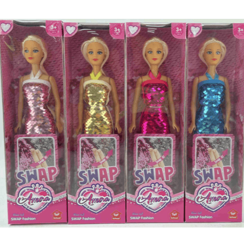 Amira 11.5 Inch Fashion Doll With Shining Dress 4 Asst - 921825