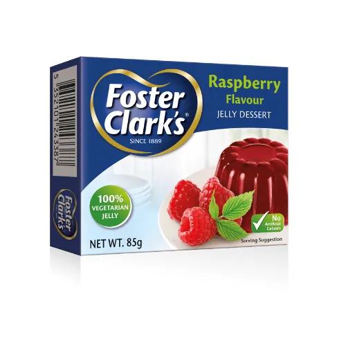 Foster Clark'S Jelly Dessert Powder Raspberry Flavor Artificial Colors Free 85G