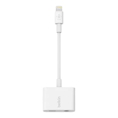 Belkin 3.5 Mm Audio + Charge Rockstar,4",Wht