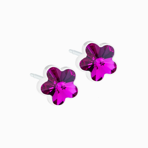 Blomdahl Flower Earring (Fuchsia)