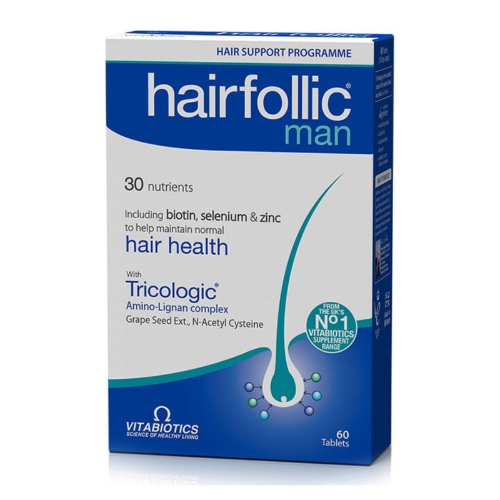 Vitabiotics Hairfollic Man Hair Health Tablets - 30'S