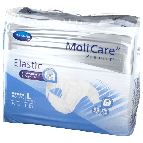 Molicare Premium Elastic Diapers (Large) - 30 Pieces