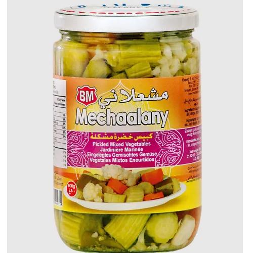 Bm Mechaalany Pickled Mixed Vegetables 600 Gr