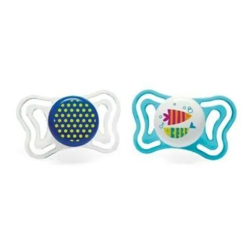 CHICCO SILICONE SOOTHER PHYSIO LIGHT BOY 16-36M 2PCS