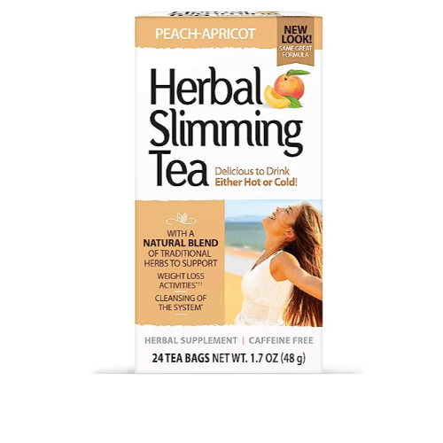 21St Century Herbal Slimming Tea, Peach Apricot - 24 Bags