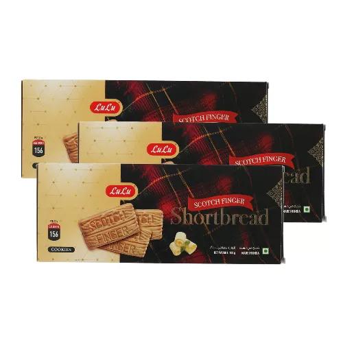 LuLu Scotch Finger Shortbread 3 x 100g