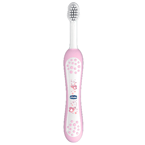 CHICCO TOOTHBRUSH 6-36M  PINK