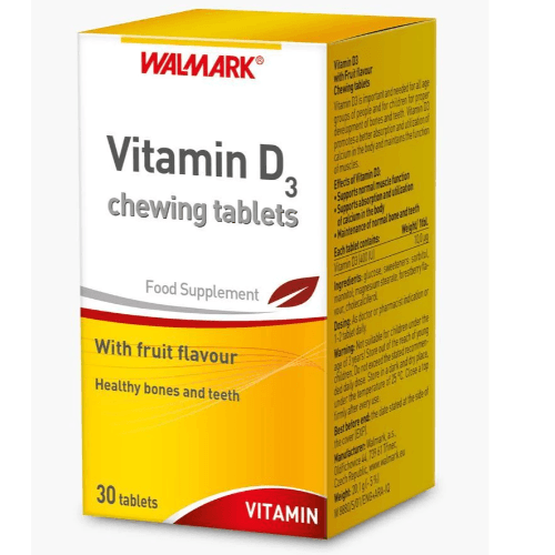 Walmark Vit D3 Chewable Tablets - 30'S