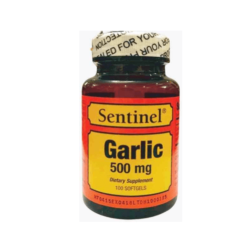 Sentinel Garlic 500mg 100 Softgels