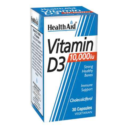 Health Aid Vitamin D3 10000iu 30 Cap