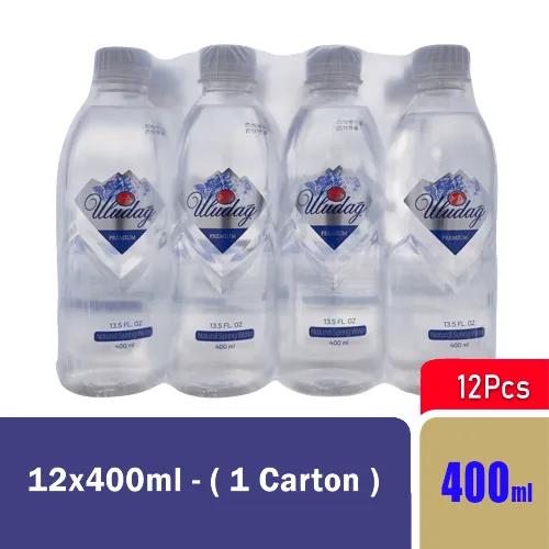 Uludag Premium Spring Water 12X400Ml Plastic, 1 Carton