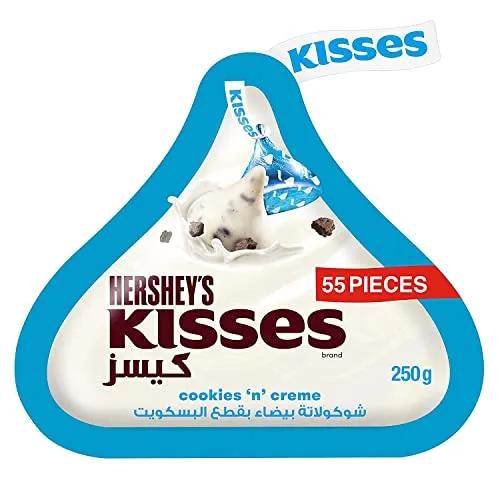 Hershey'S Kisses Cookies 'N' Creme Chocolate 55 Pieces 250G