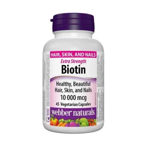 Webber Naturals Biotin 10000 Mcg