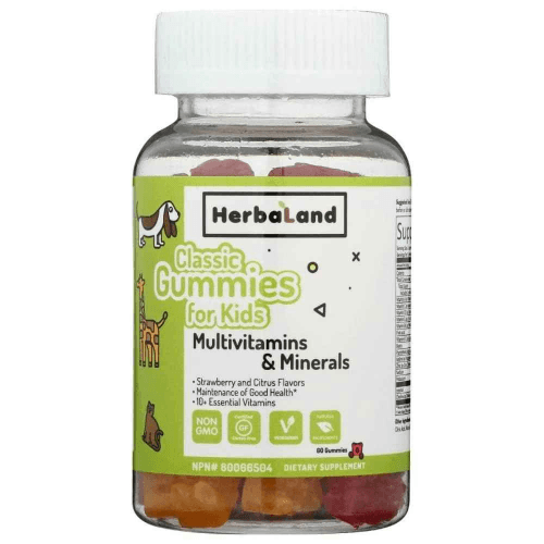 Herbaland Classic Gummies For Kids Multivitamins & Minerals