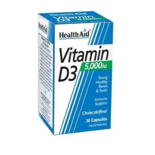 Health Aid Vitamin D3 5000iu 30 Cap