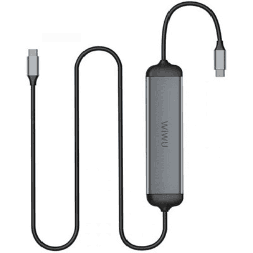 Wiwu Alpha 5 In 1 Usb-C Hub A521H - Grey