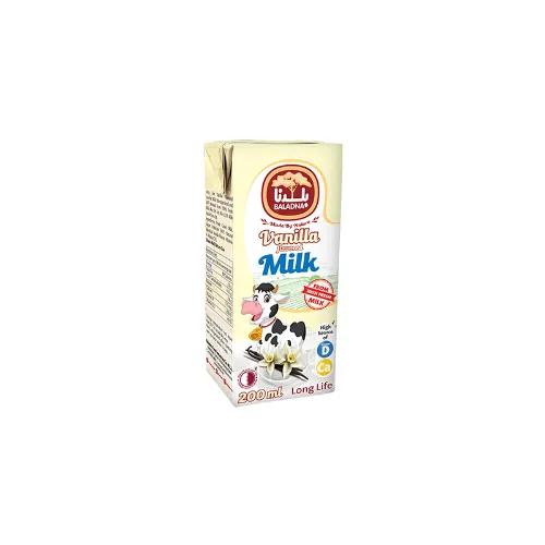 Baladna Long Life Low Fat Vanilla Milk 6 X 200 Ml