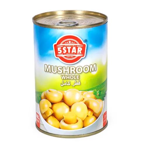 5 Star Whole Mushrooms 400 Gr