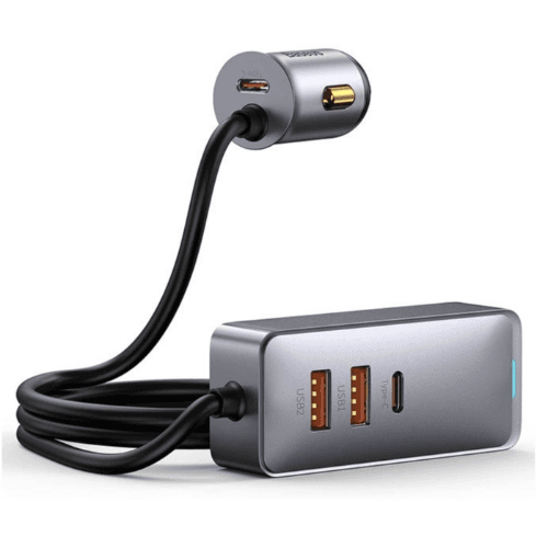 Car Charging Hub 2 USB 2 C 120w Baseus