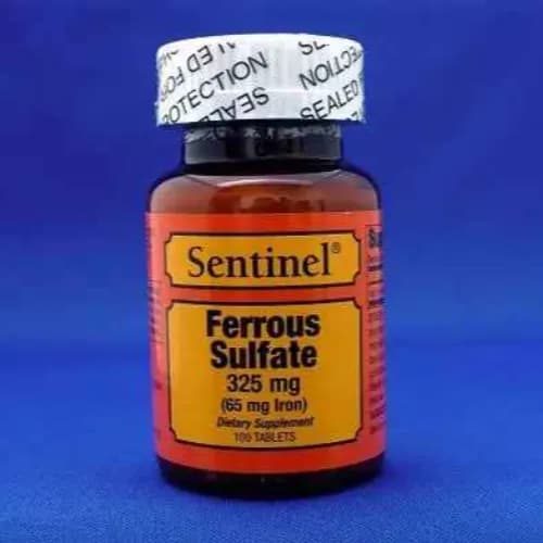 Sentinel Ferrous Sulphate 325 Mg