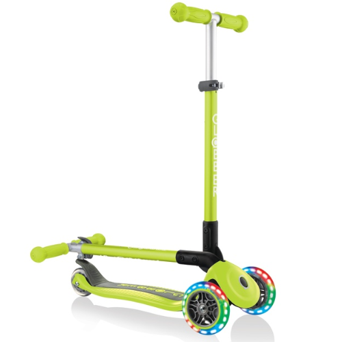 Globber Primo Foldable Lights - Lime Green - 919194