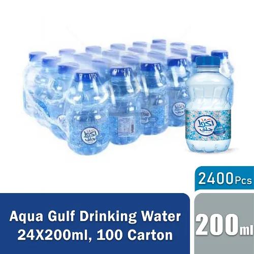 Aqua Gulf Drinking Water 24X200Ml, 100 Carton