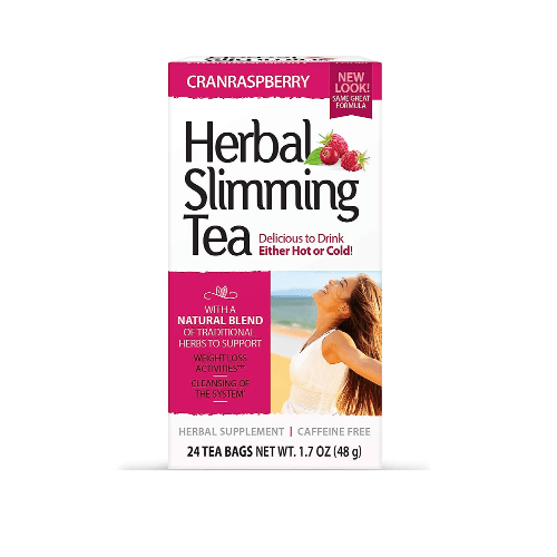 21St Century Herbal Slimming Tea, Cranrasberry - 24 Bags