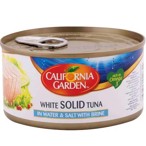 California Garden Fancy Solid Tuna In Water & Salt Brine 185 Gr