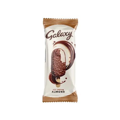 Galaxy Ice Cream Stick Coated With Almonds & Chocolate 58G