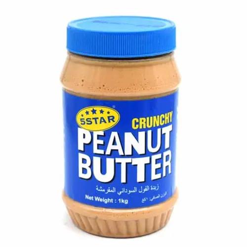 5 Star Crunchy Peanut Butter Spread 1 Kg