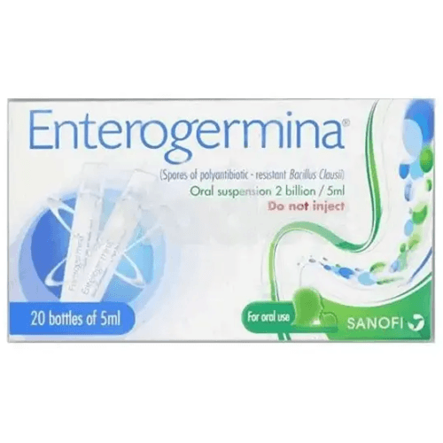 ENTEROGERMINA ORAL SUSPENSION 20'S 5ML