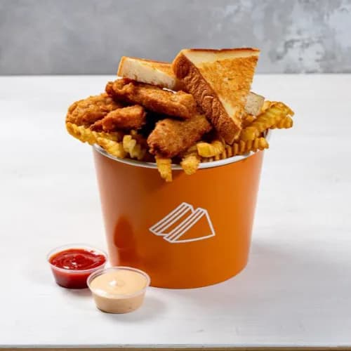 Chicken Strips Bucket With French Fries