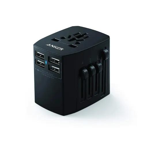 Anker Universal Travel Adapter With 4 USB Ports