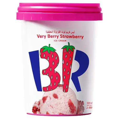 Baskin Robbins Very Berry Strawberry Ice Cream - Vegetarian 500 Ml