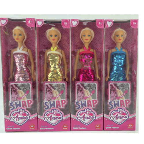 Amira 11.5 Inch Fashion Doll With Shining Dress 4 Asst - 921825