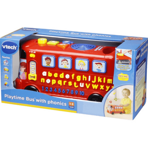 Vtech Playtime Bus Tm With Phonics (Vtuk) Bilingual- English /Arabic