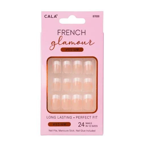 CALA FRENCH GLAMOUR NAIL KIT 24S MEDIUM 87830