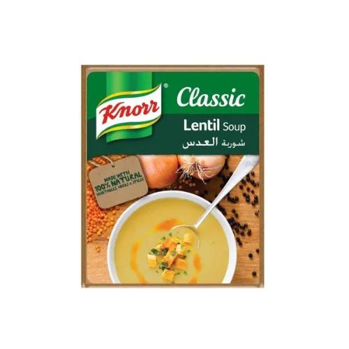 Knorr Classic Lentil Soup Artificial Colorants Free, No Added Preservatives 80G