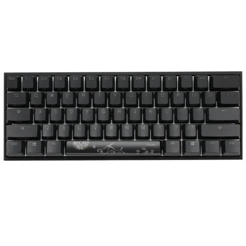 Ducky Mecha Mini Pbt Rgb  Black Keycaps - Arabic Layout - Brown Switch - لوحة مفاتيح