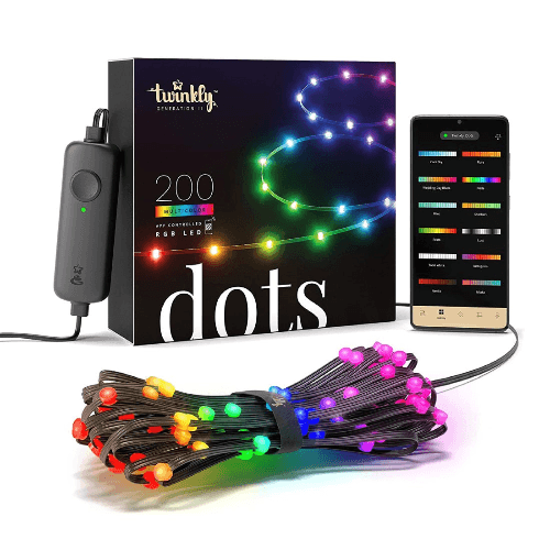 Twinkly 200L Rbg Dots Light String - 10M - إضاءة