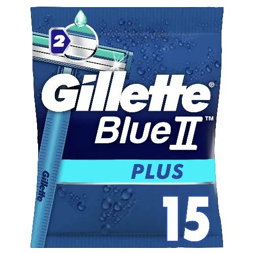 Gillette Blue Ii Plus Razor 15Pcs