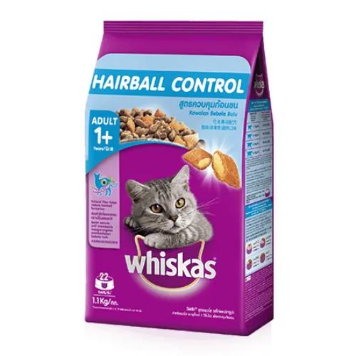 Whiskas Adult Hairball Control Chicken & Tuna (1+ Years) 1.1 Kg