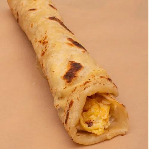 Chapati Fried Egg Cheese