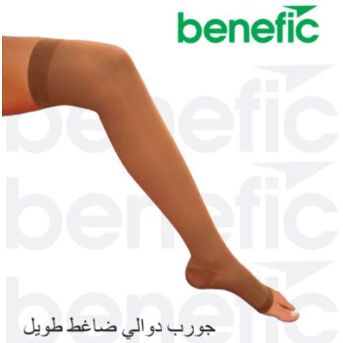 Mes-Kon 280 Long Elastic Stocking Open Toe With Silicon L