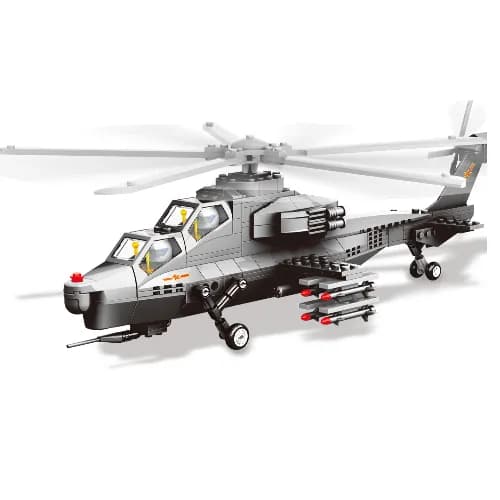 Wz-10 Helicopter (304bricks)